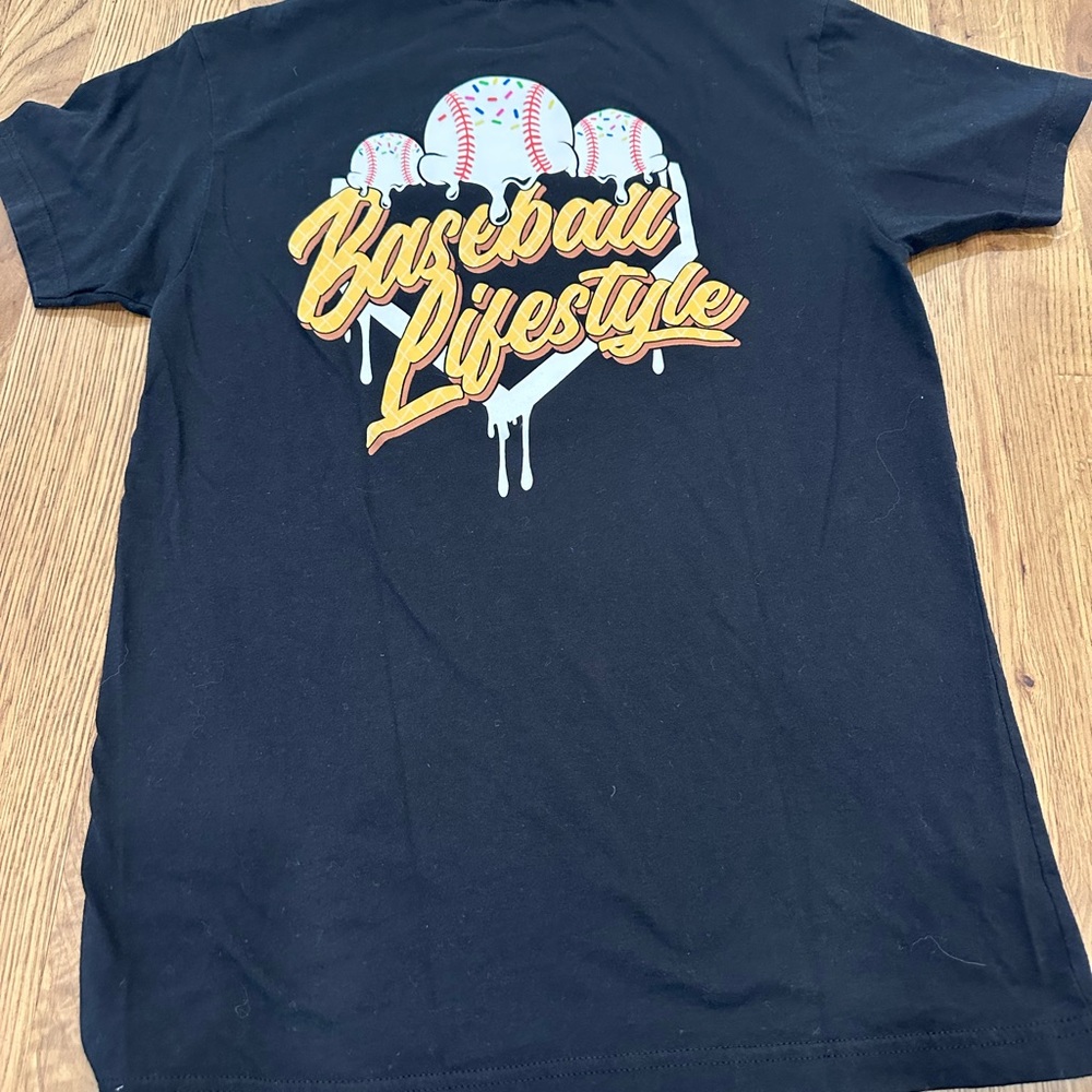 Baseball Lifestyle Black T-Shirt